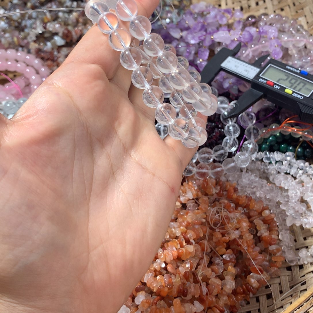 水晶手链未镶嵌岳*天然