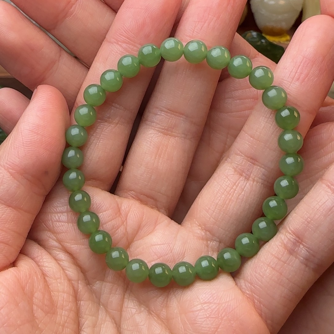 和田玉手链未镶嵌