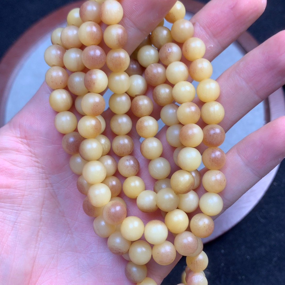 橄榄核手串/手链擦擦擦擦猛犸c7