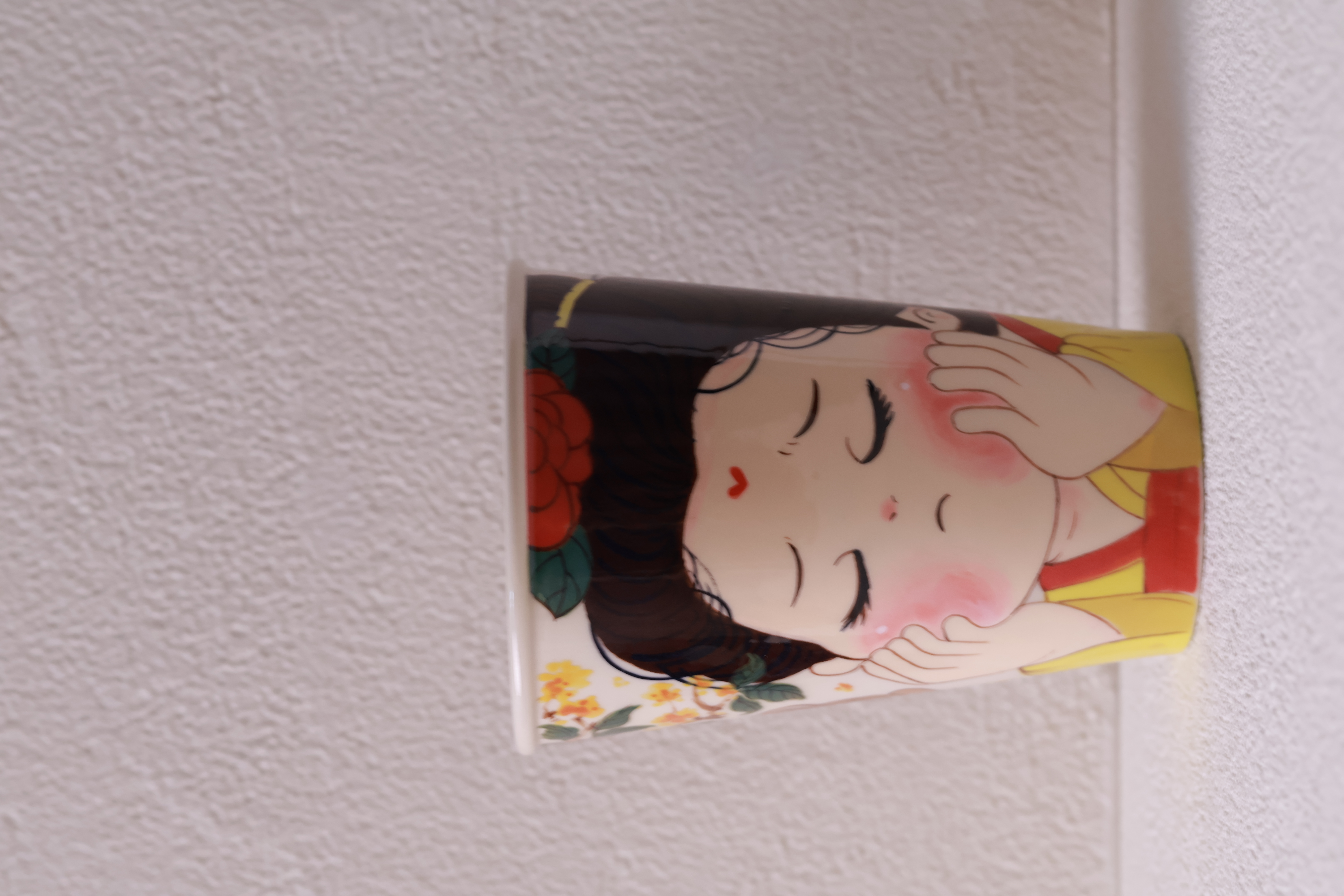 泥古可爱唐美人委屈可乐杯