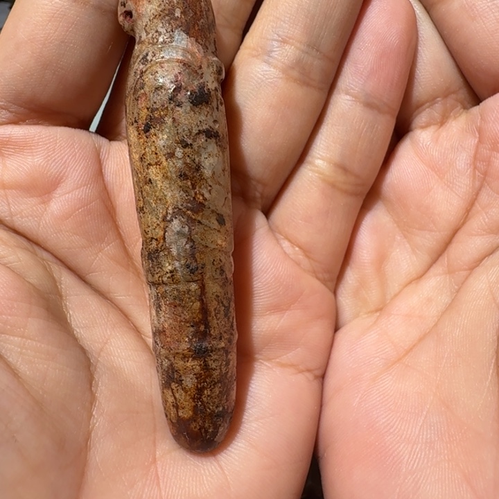 风***痕和田玉未镶嵌挂件