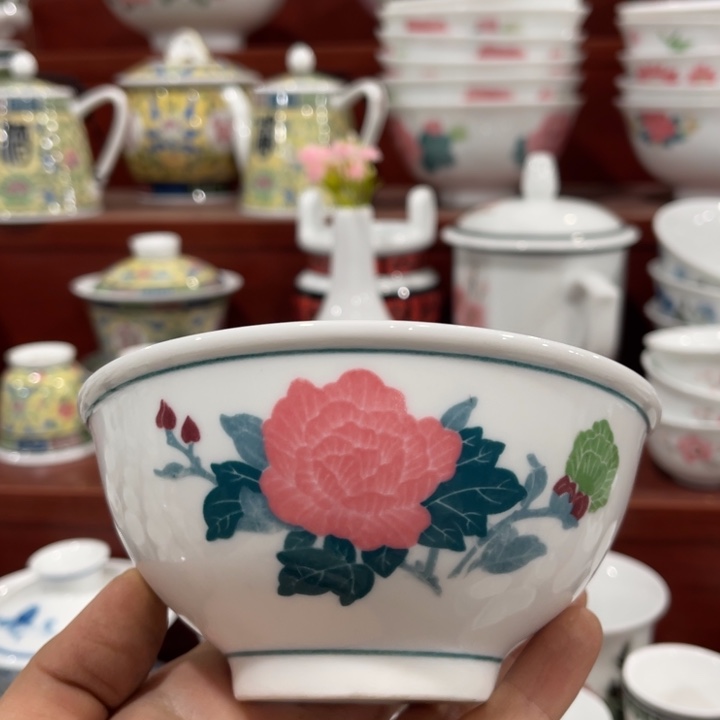 醴陵釉下高温瓷器12cm