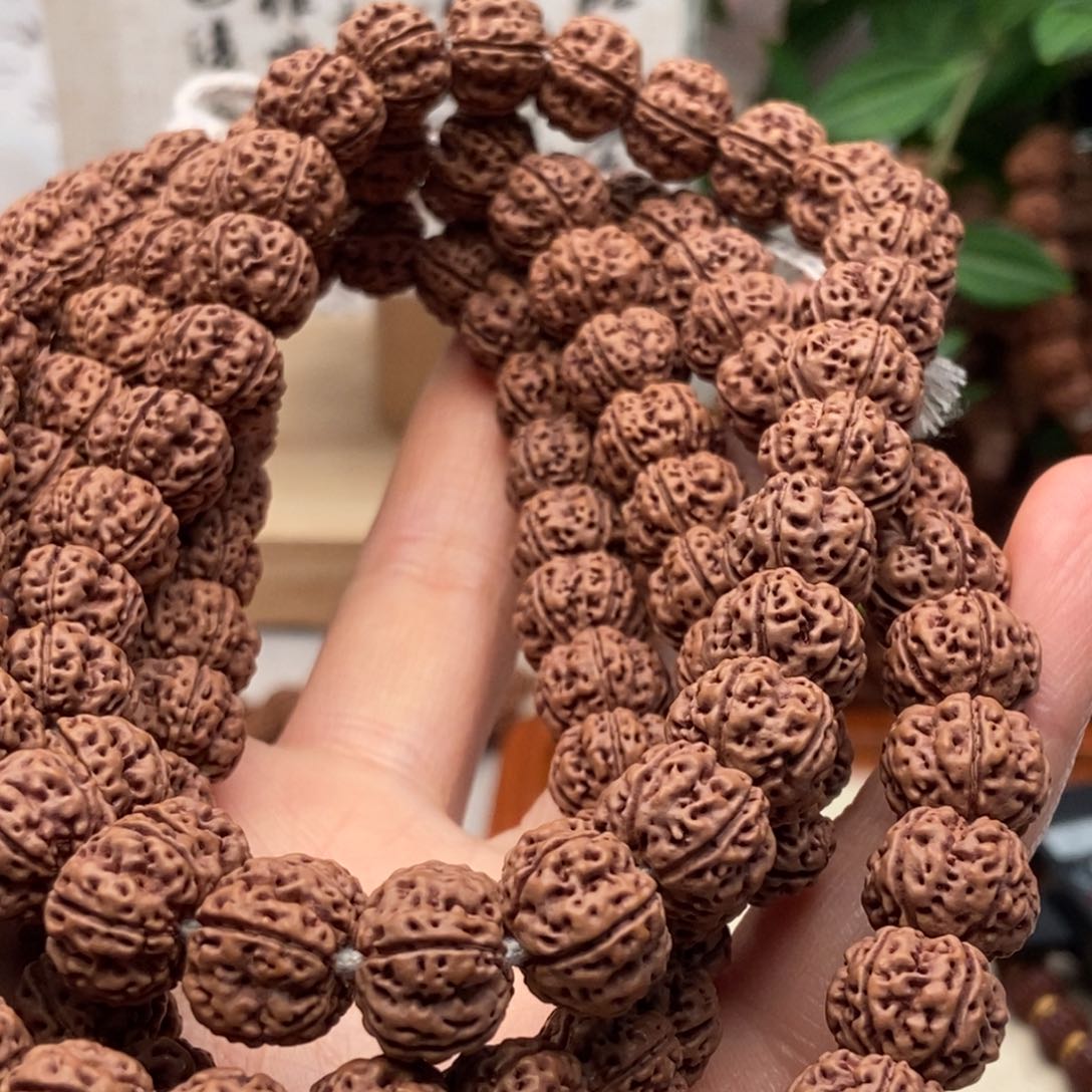 金刚菩提把件可*5s凹底梅花108