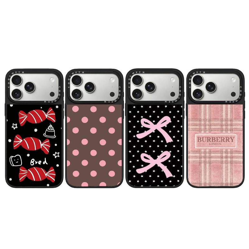 【镜面磁吸星星蝴蝶结】适用于苹果iPhone17ProMax创意防摔手机壳