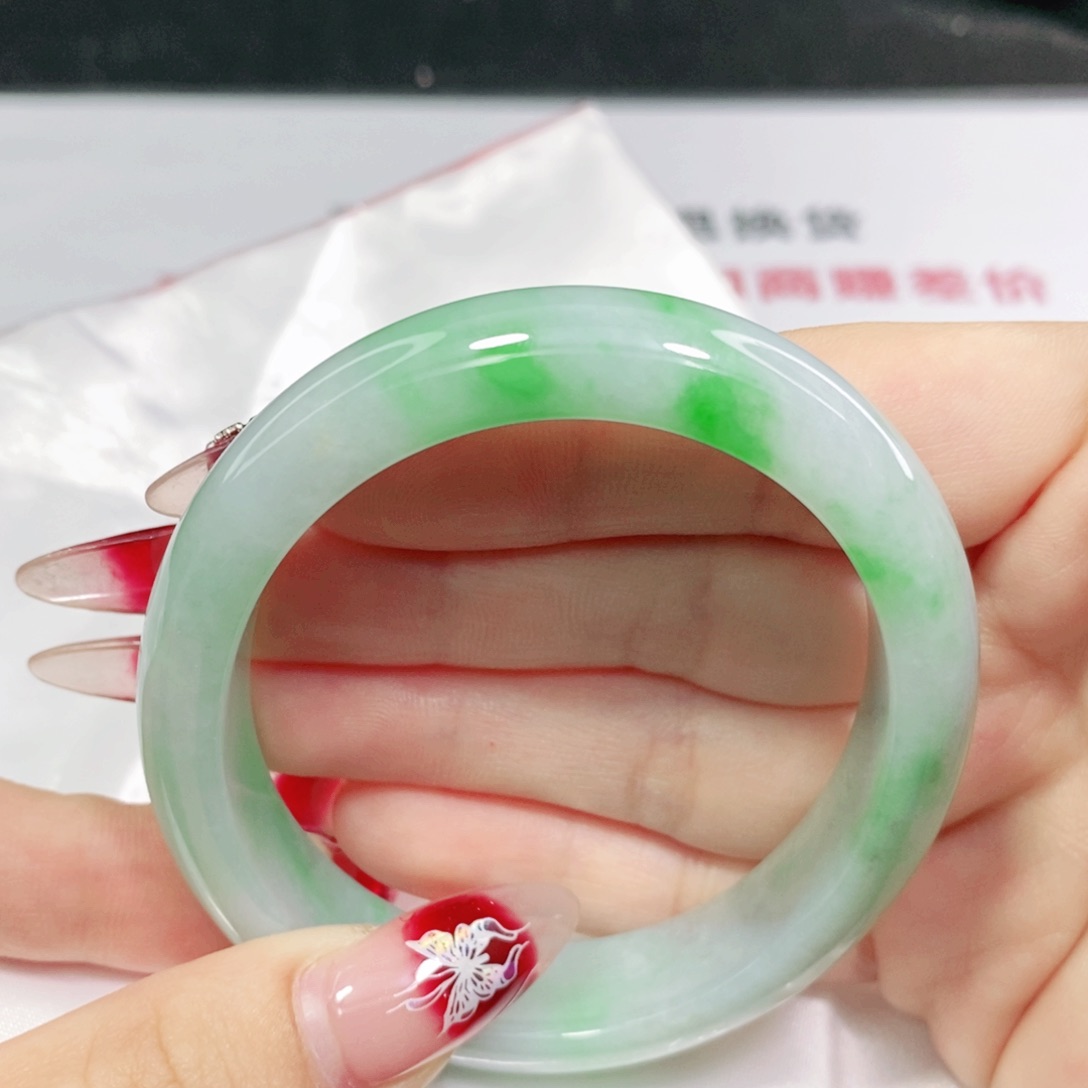 翡翠手镯未镶嵌55 56 贵妃