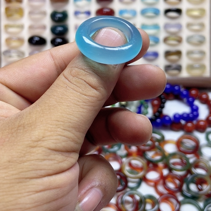 未镶嵌戒指玛瑙/玉髓