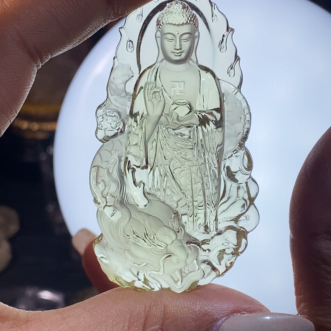 @***哥水晶未镶嵌颈饰吊坠