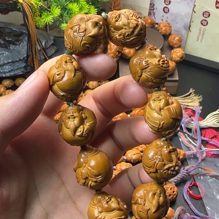 橄榄核手串/手链财神