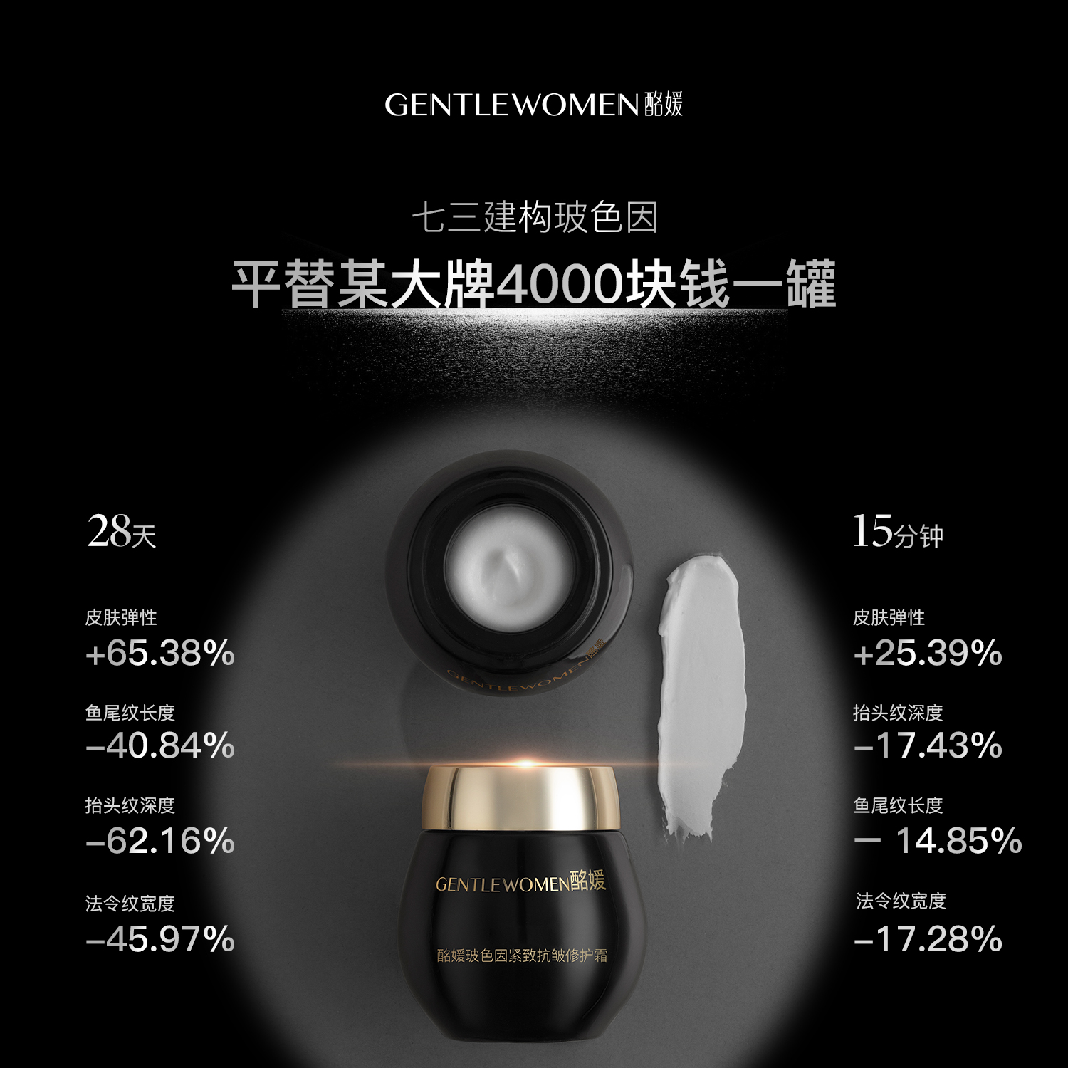 酩媛玻色因紧致抗皱修护霜