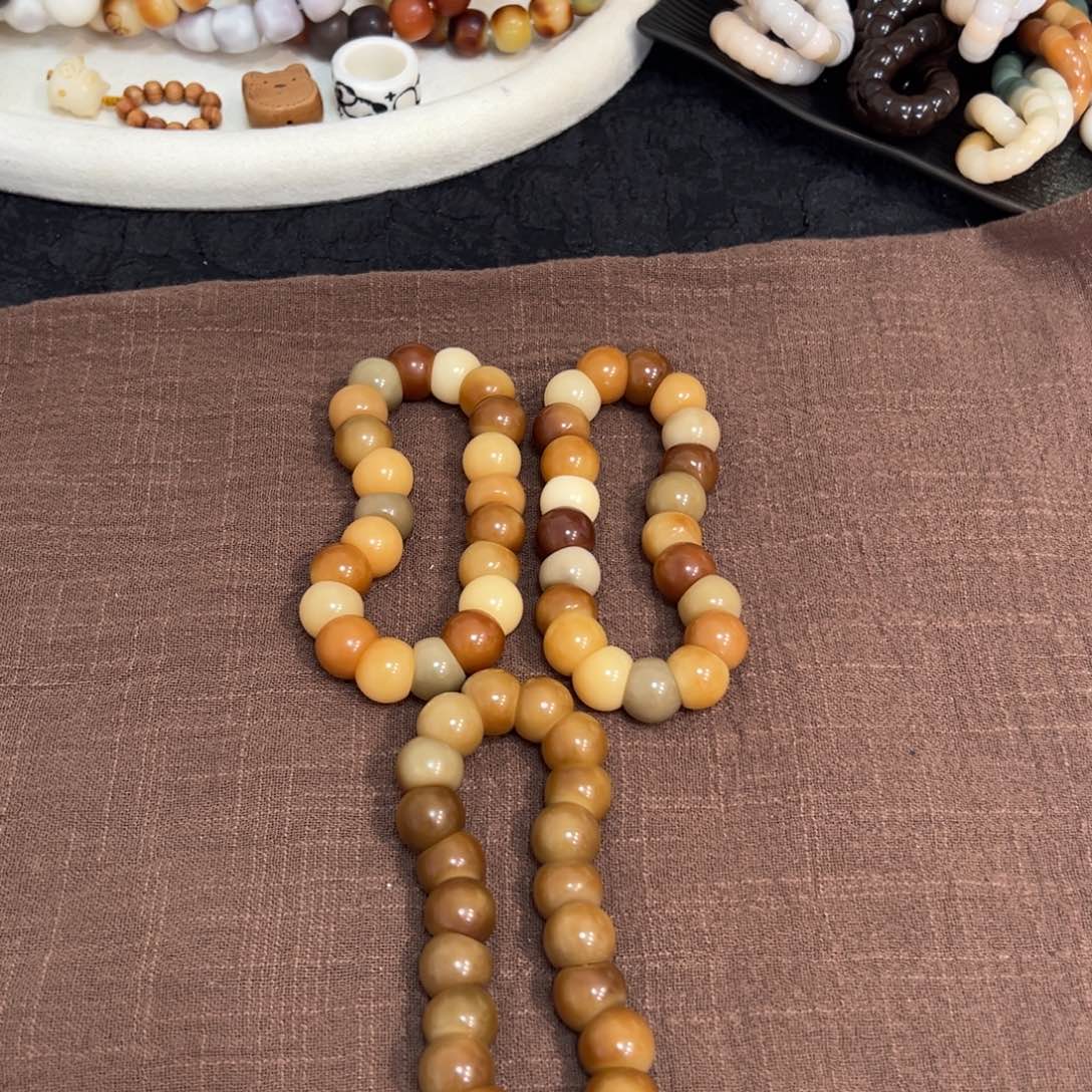 菩提根/象牙果吊坠原色大肠15微瑕