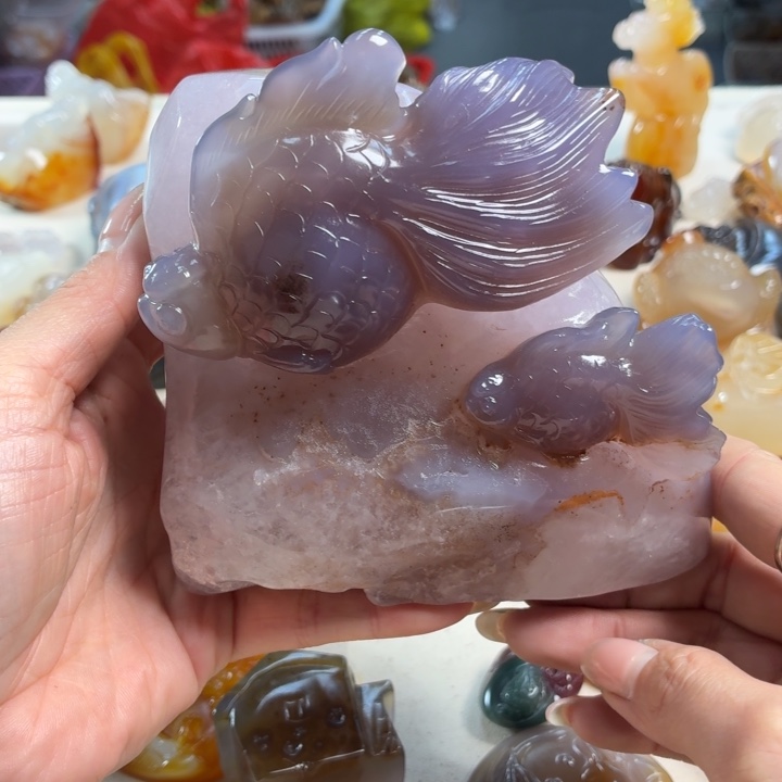 8***6玛瑙/玉髓未镶嵌吊坠(不含链)