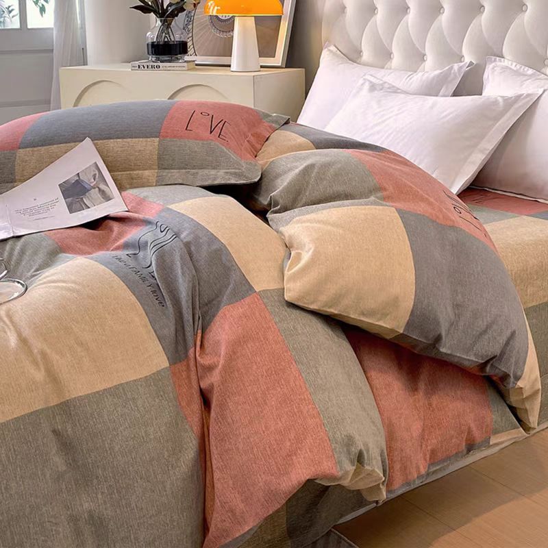 纯棉磨毛家庭四件套加厚秋冬款学生宿舍三件套不起球不掉色