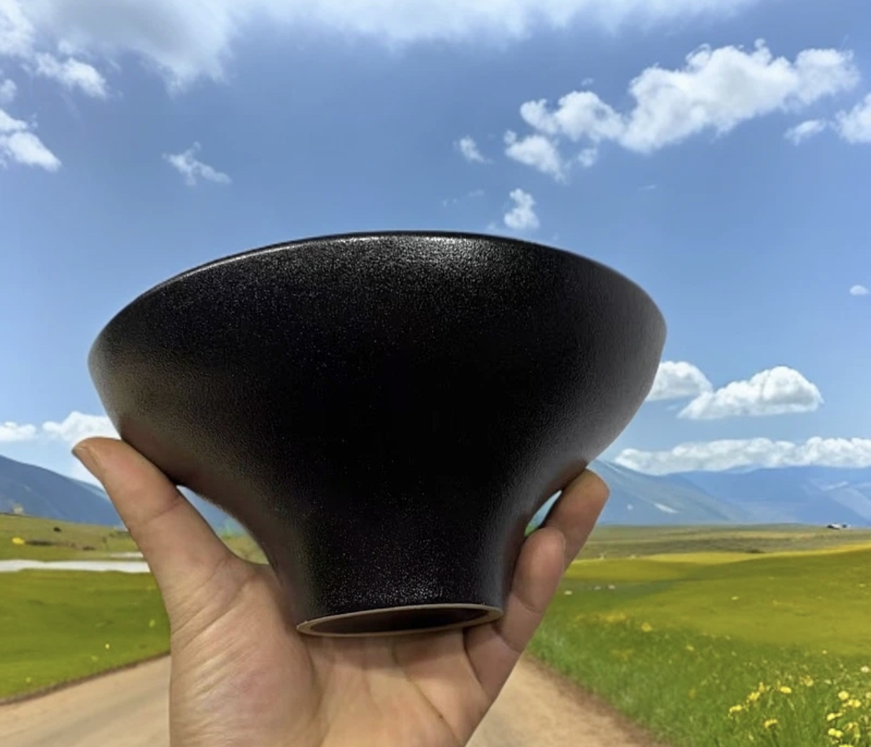 苔藓球水培专用盆复古圆形陶瓷水培盆苔藓球花器