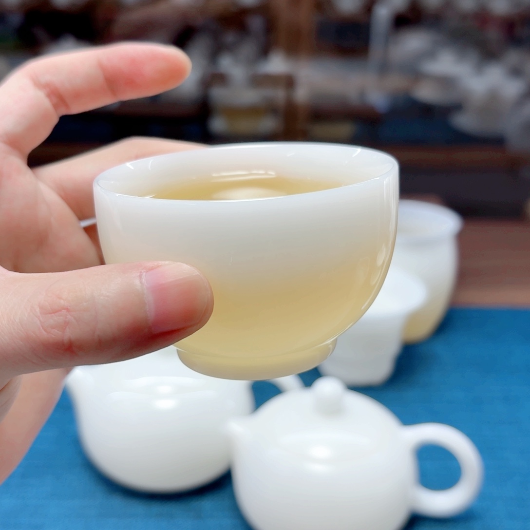 璞玉冰种玉瓷茶具工厂