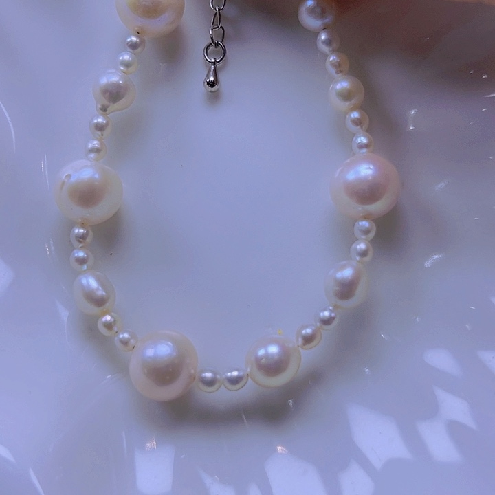 淡水珍珠手绳合金