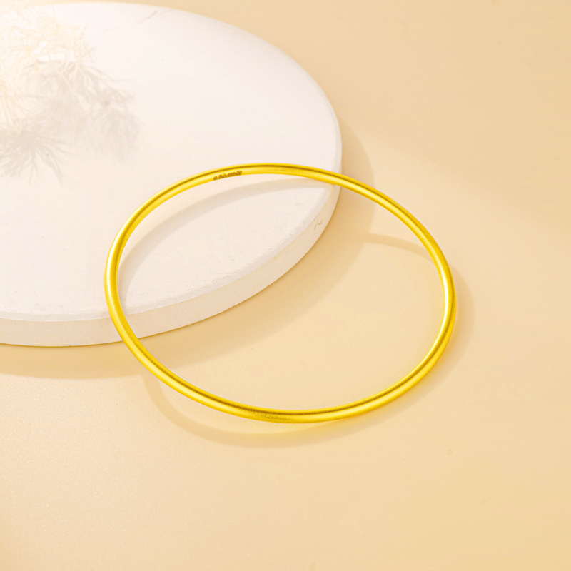 【思思专享】足金999 c 古法素圈 BP 90148 添金纳福