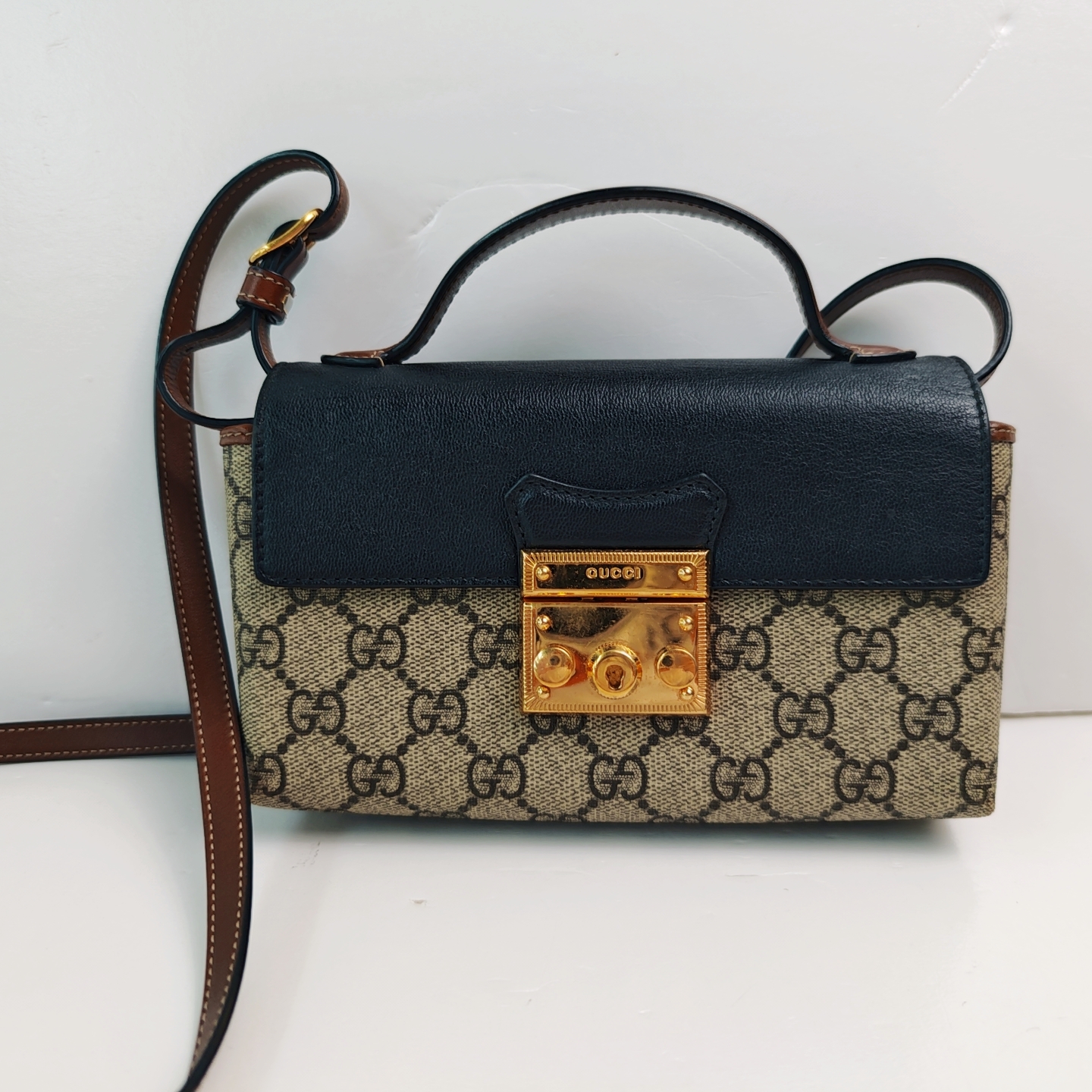 95新 GUCCI/古驰 古驰月光宝盒mini单肩包