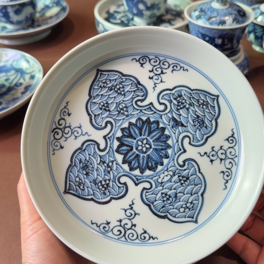 手工手绘茶具微瑕