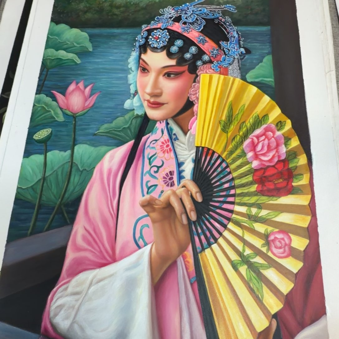 油画加油加油努力加油努力