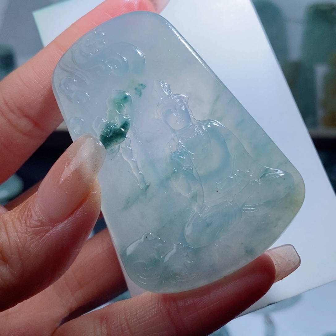 定制翡翠未镶嵌定制吊坠