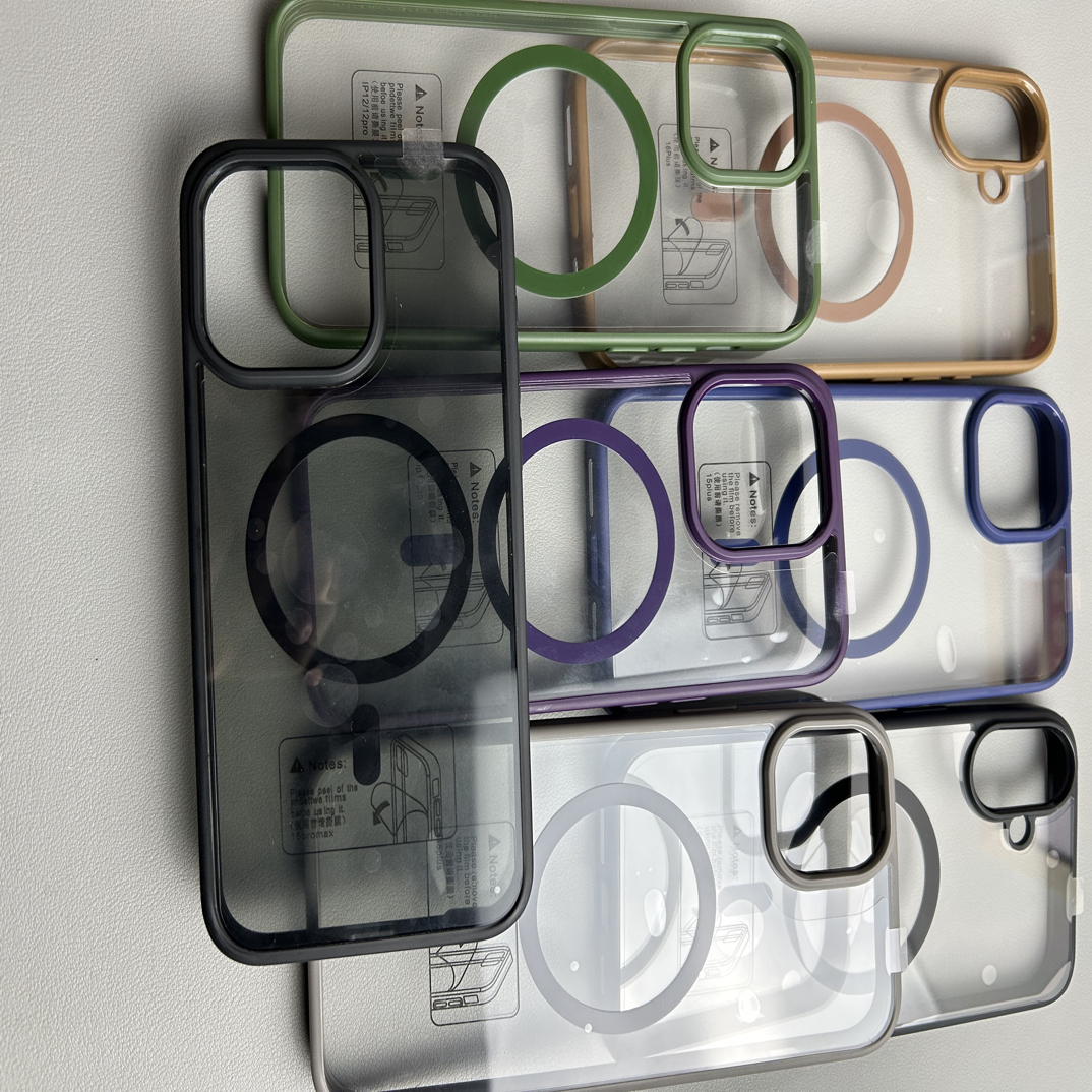 品牌spigen适用苹果神器白色透明防水一体式磁吸手机壳