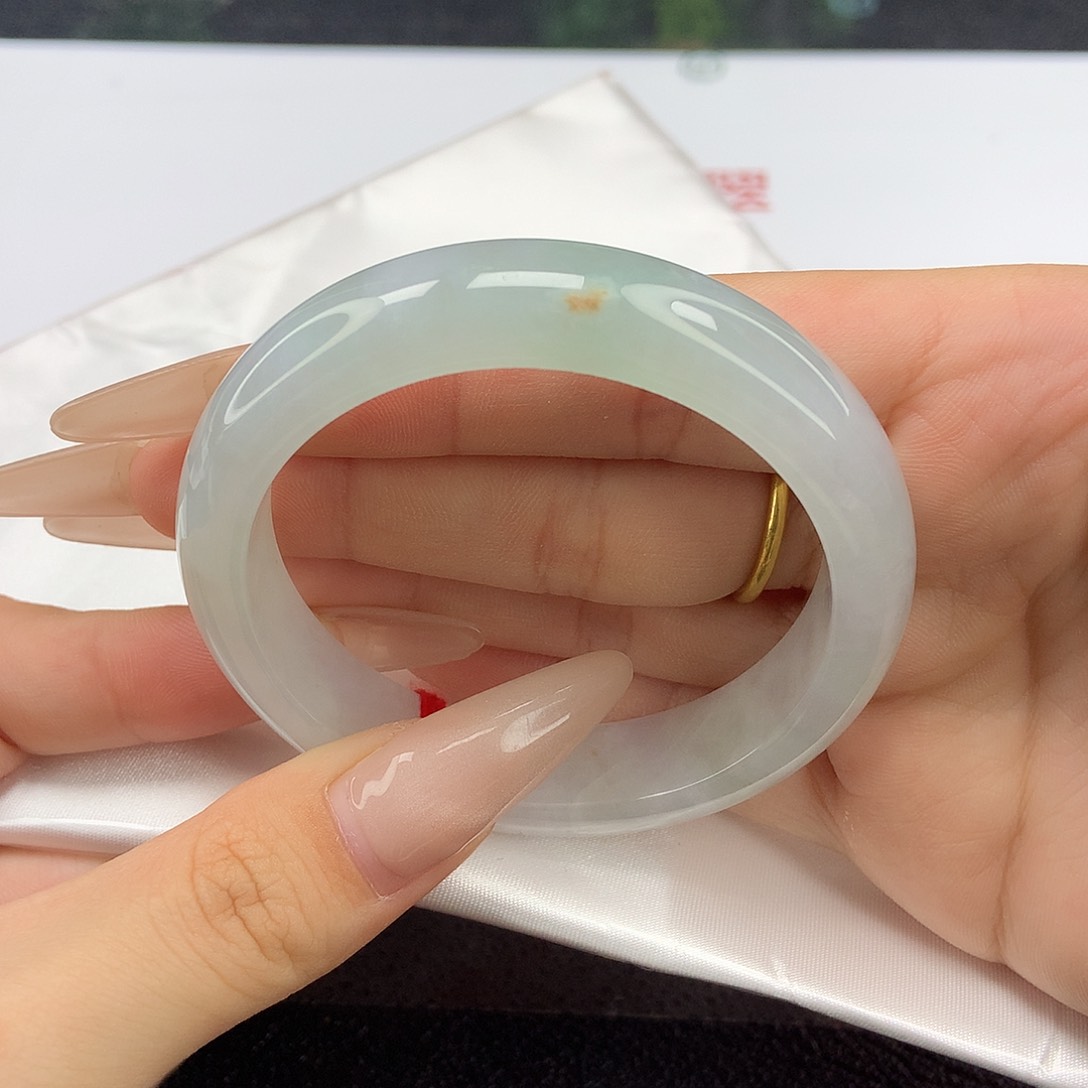 未镶嵌手镯翡翠54-55圈口