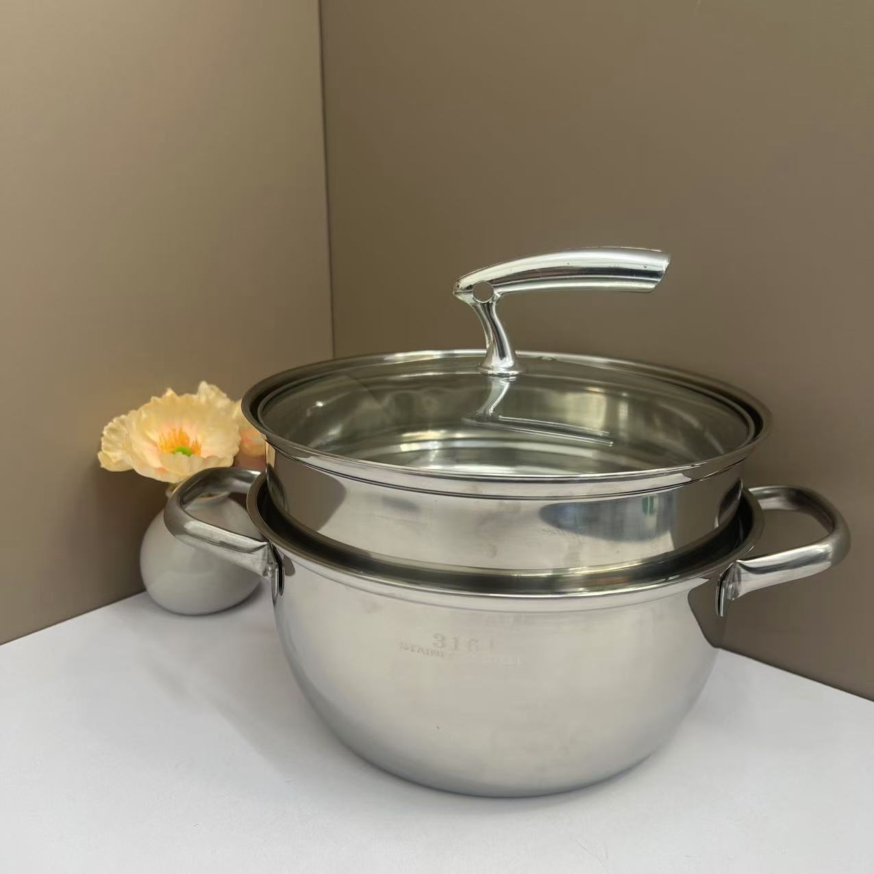 高档加大24厘米蒸汤锅1个【汤姆粉丝专属】2025新品上市网红创新爆