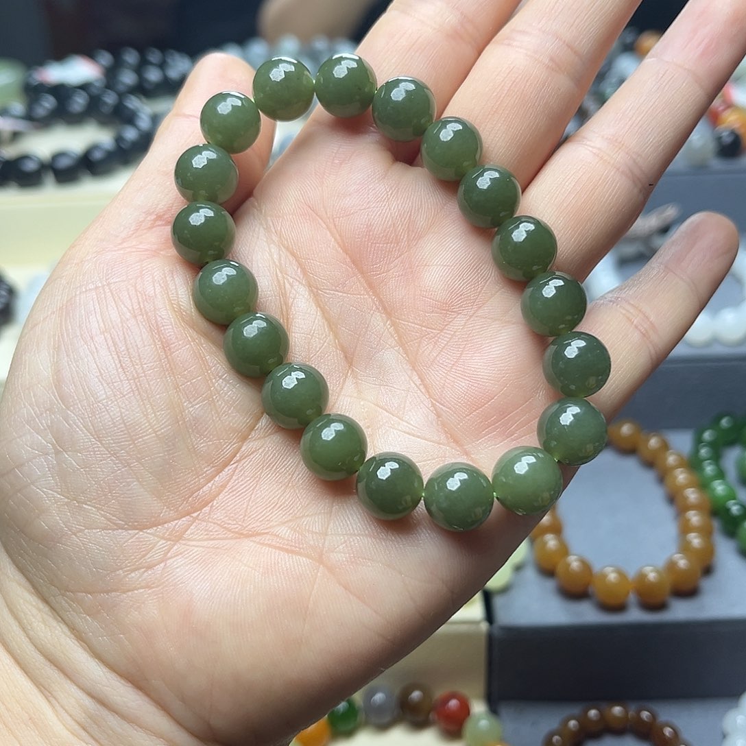 和田玉手链未镶嵌