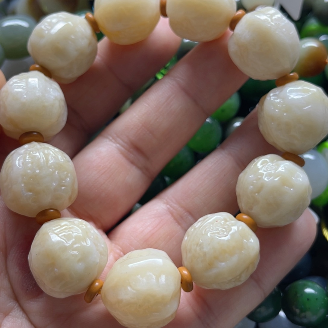 和田玉手链未镶嵌