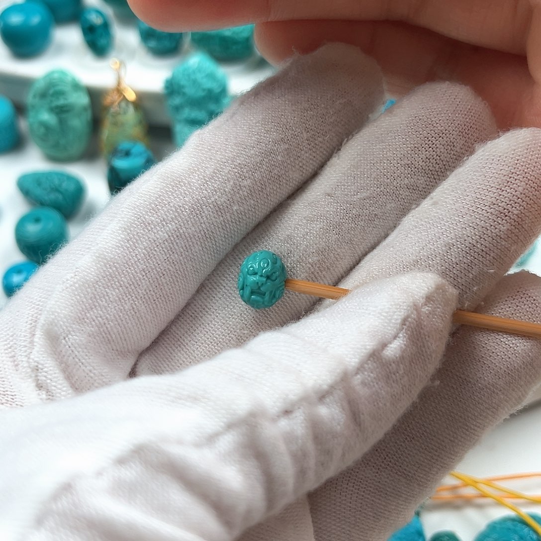 ᝰ***࿐绿松石未镶嵌配珠