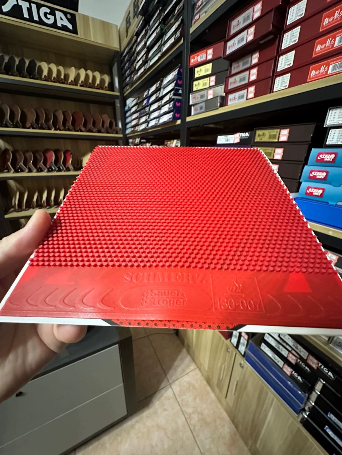 德国索尔特痛苦长胶单胶皮 中颗粒平面八层隐蔽固化 耐打怪异防守