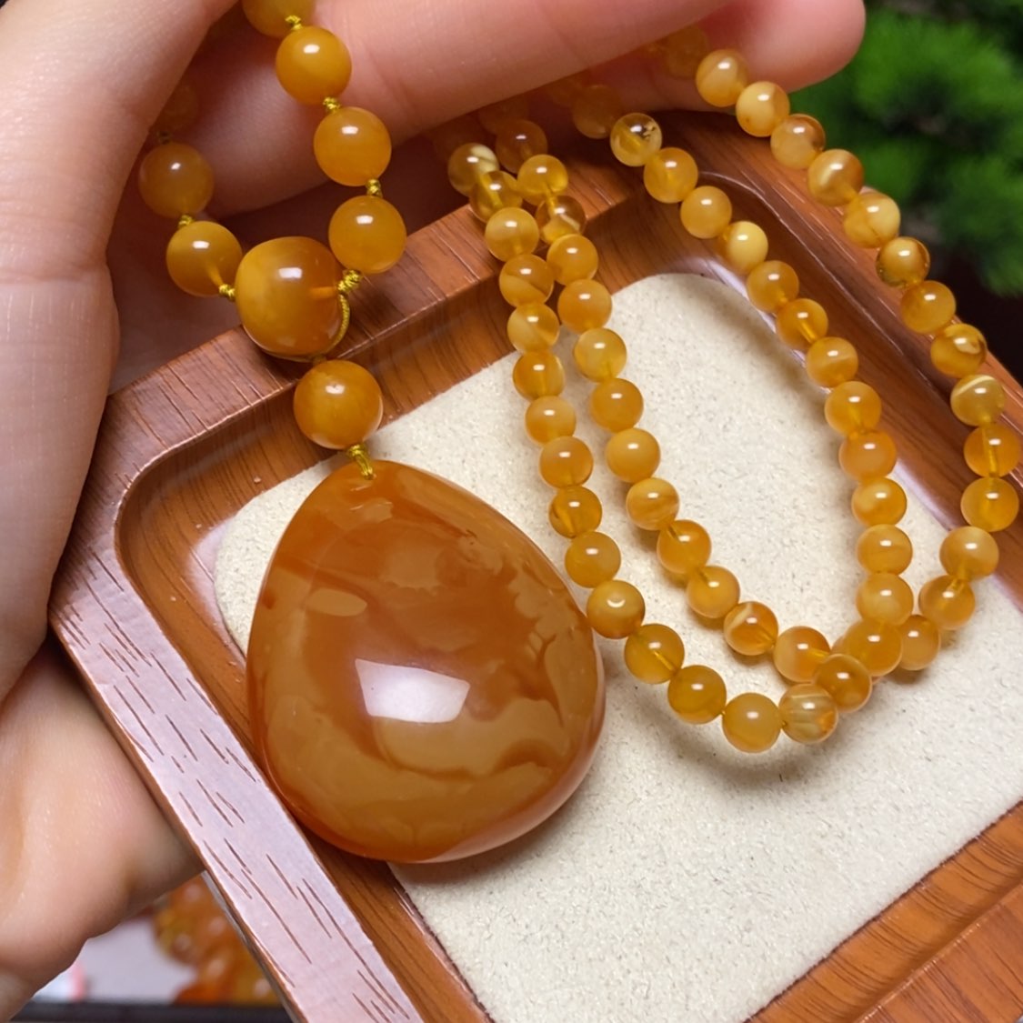 【闪购商品】蜜蜡颈饰未镶嵌项链