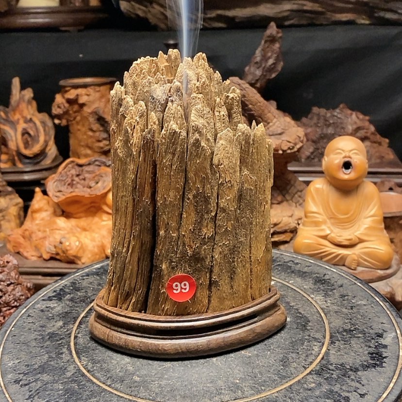 【闪购商品】99号风化荔枝木香炉