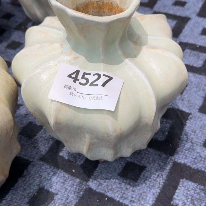 别***我瓷片景德镇高温花器编码4527高31口6默认无孔