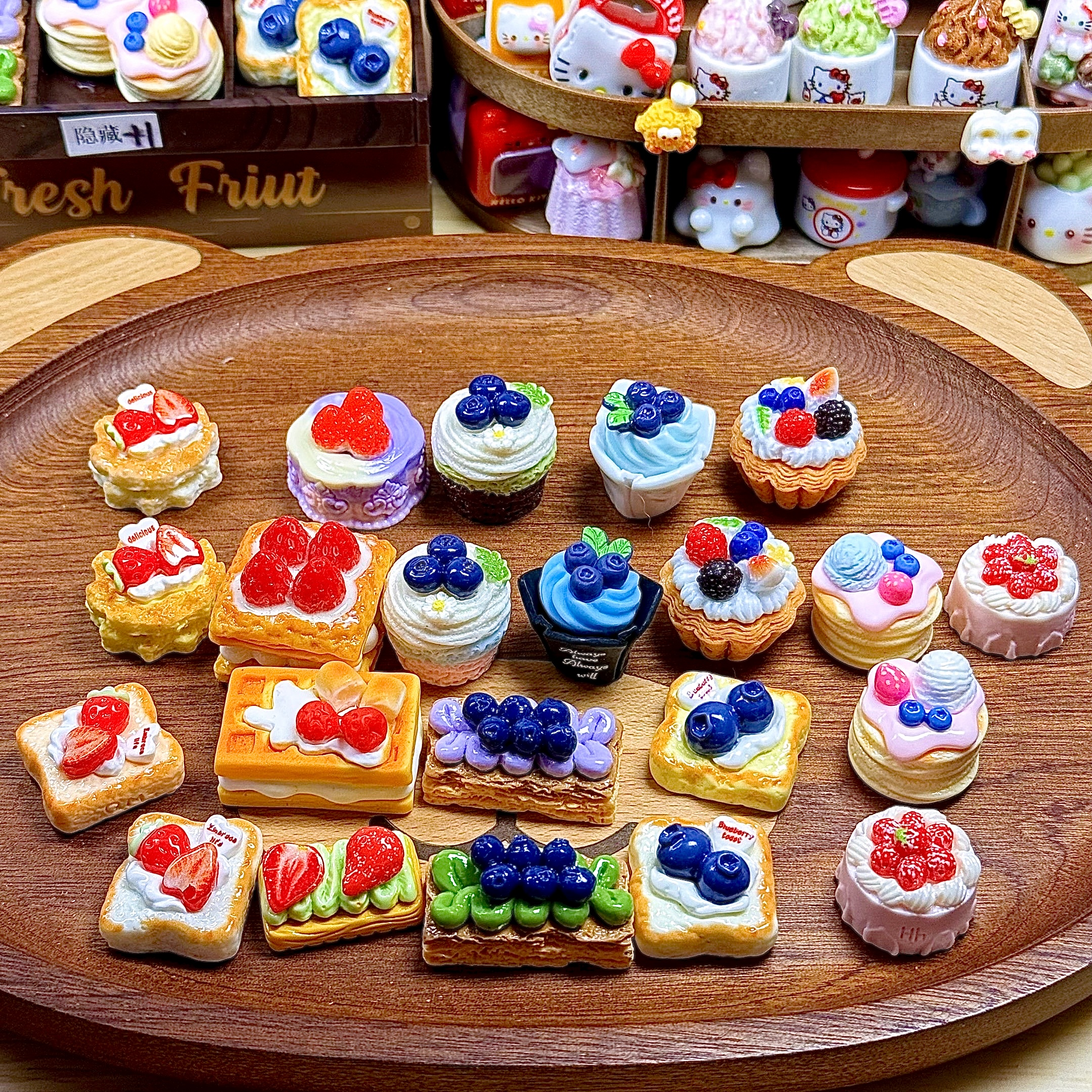 【选款链接】仿真卡通微缩树脂食玩diy手机壳钥匙扣配件