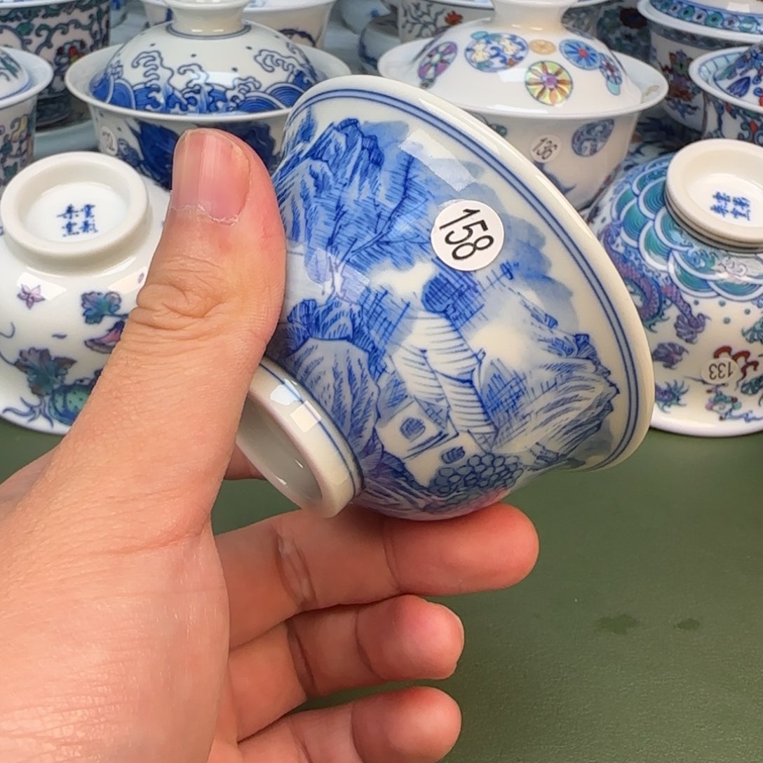 景德镇手工手绘茶具158