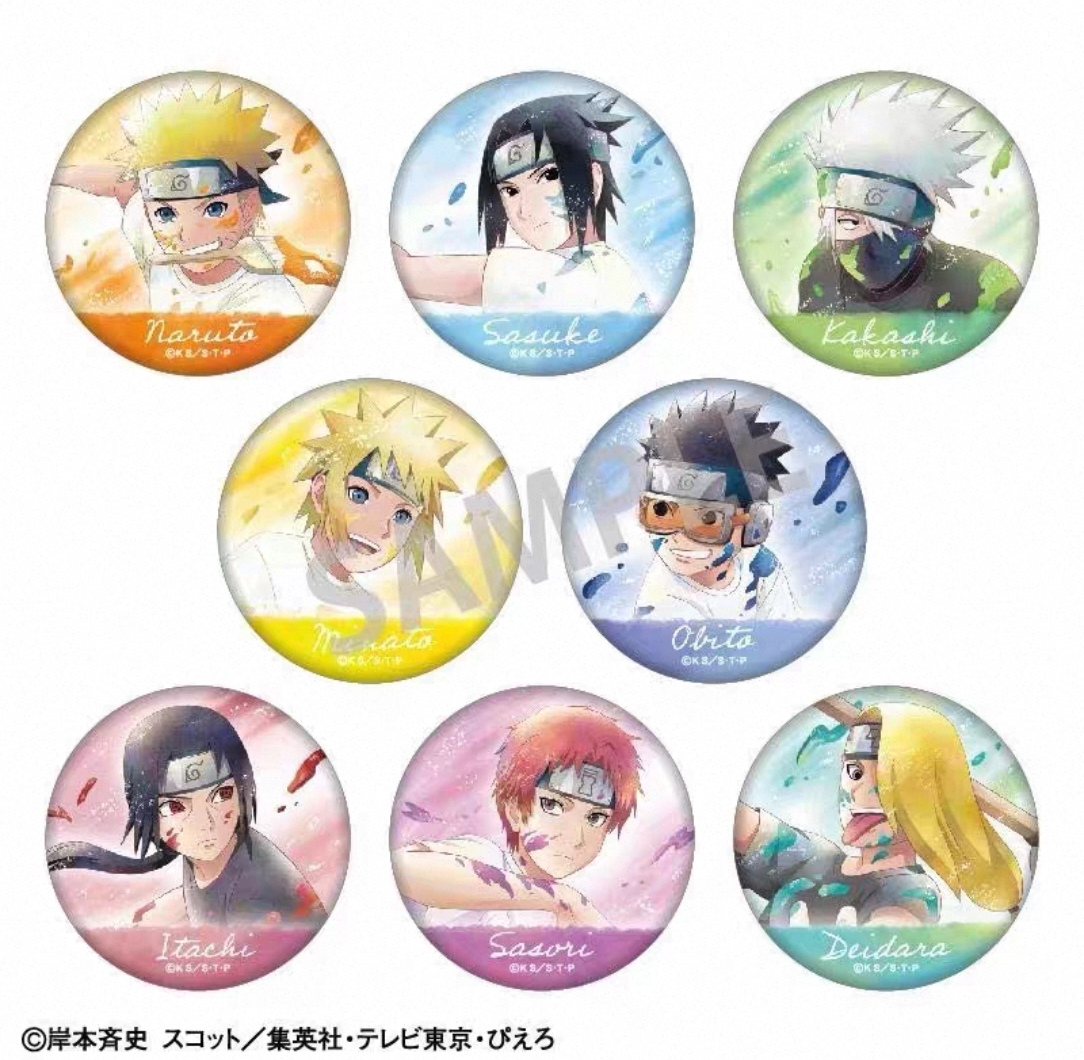 日谷正版《火影忍者》油漆水彩系类徽章（代拆）