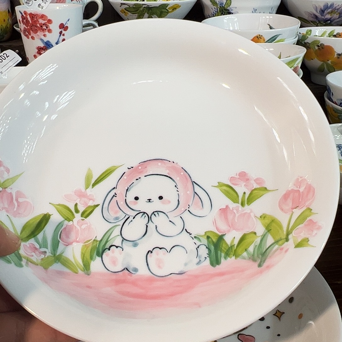 陶瓷景德镇高温釉下陶瓷8寸盘