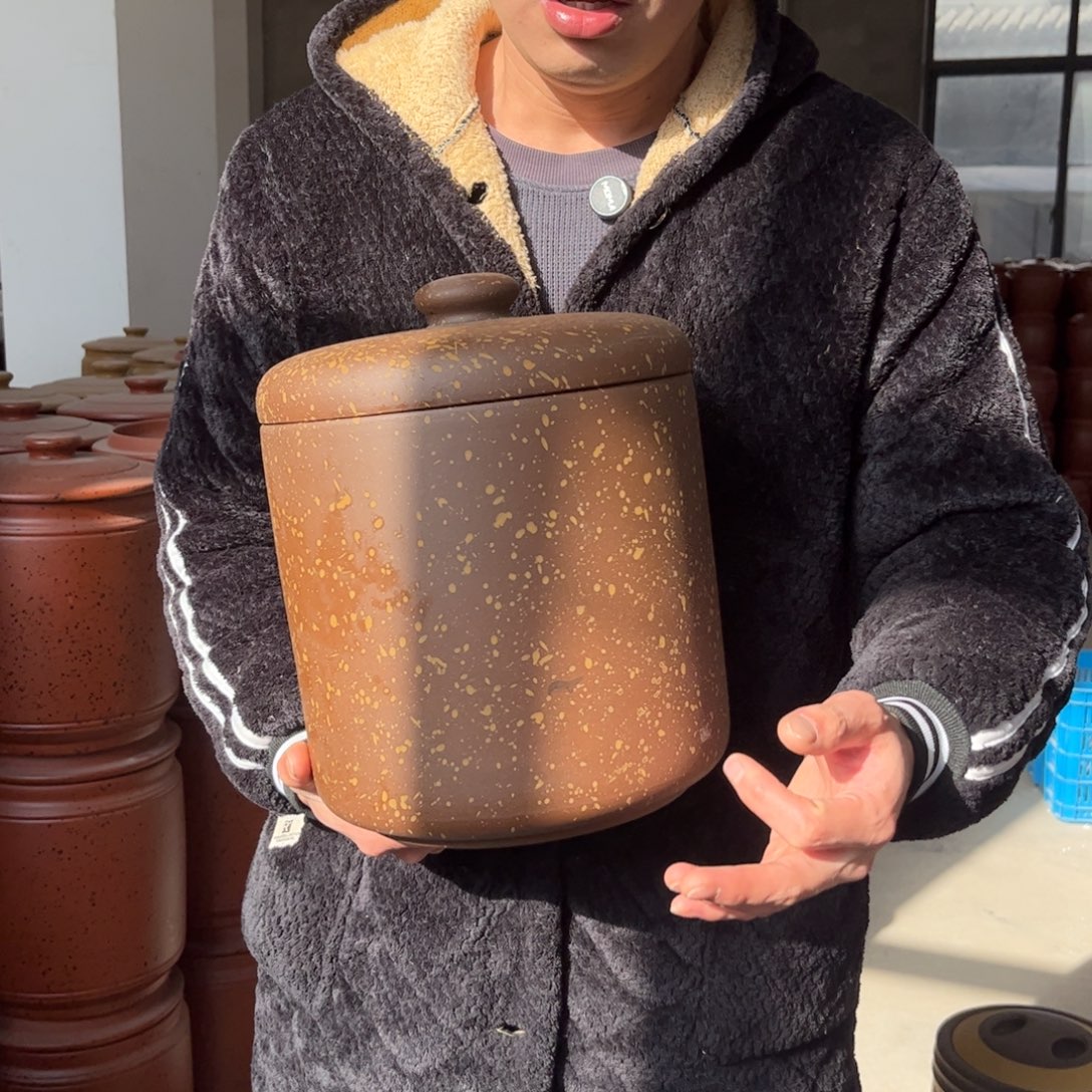 茶叶罐紫砂8 饼茶叶罐