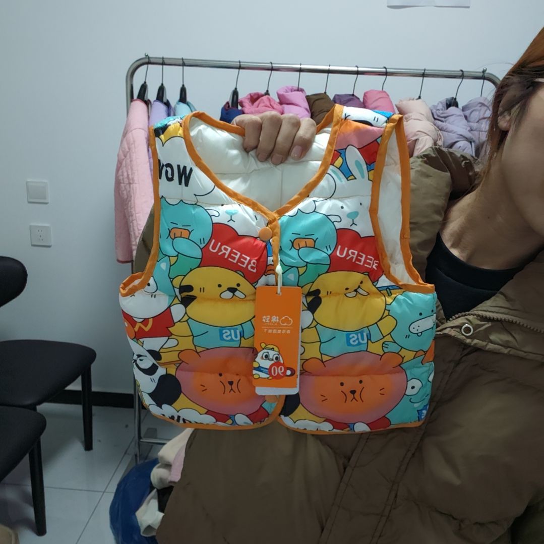 90码棉服马甲小一码