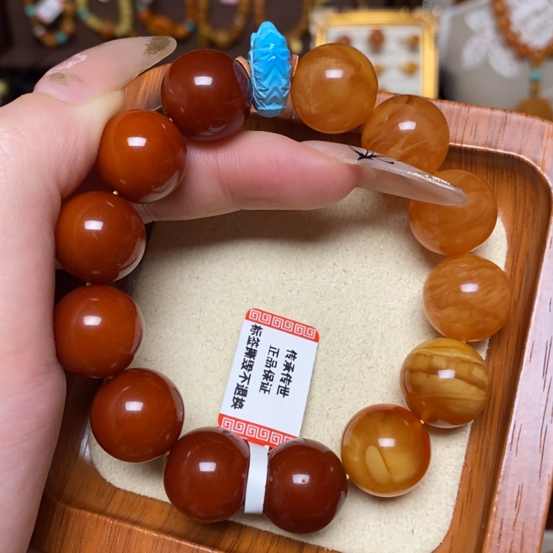 【闪购商品】手链蜜蜡未镶嵌手串