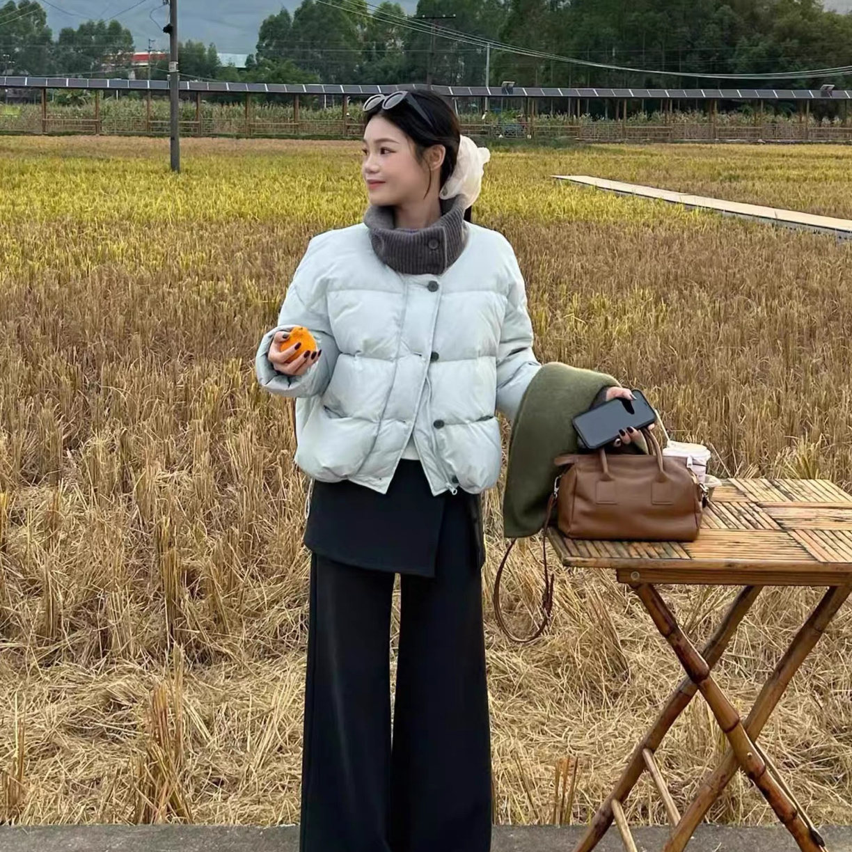 韩版设计感外套秋冬百搭时尚