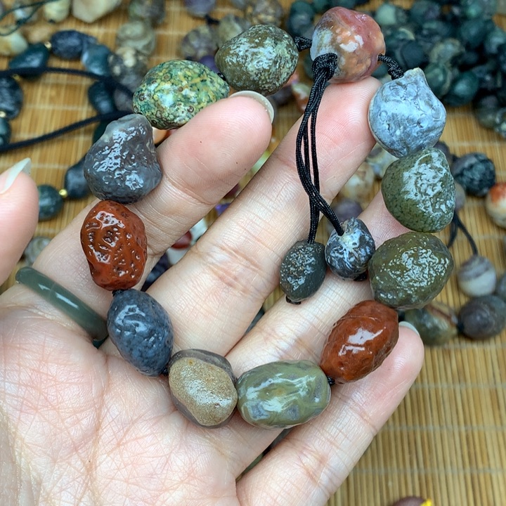 玛瑙/玉髓珠宝半成品未镶嵌摄***色