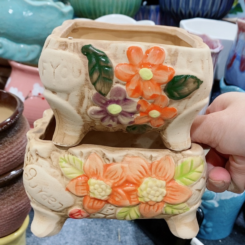 【闪购商品】陶瓷陶瓷花盆，多肉花盆