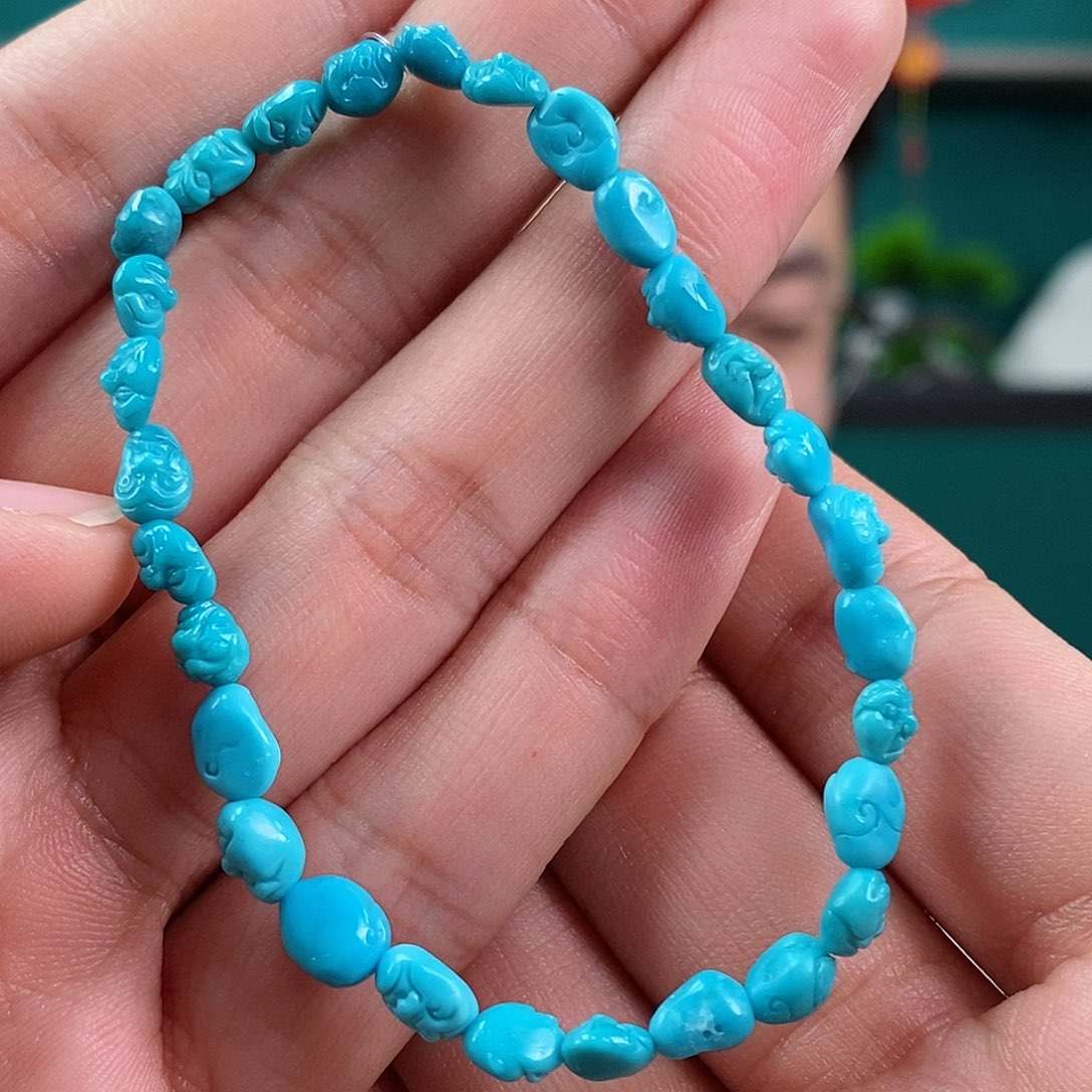 绿松石珠宝奇石未镶嵌