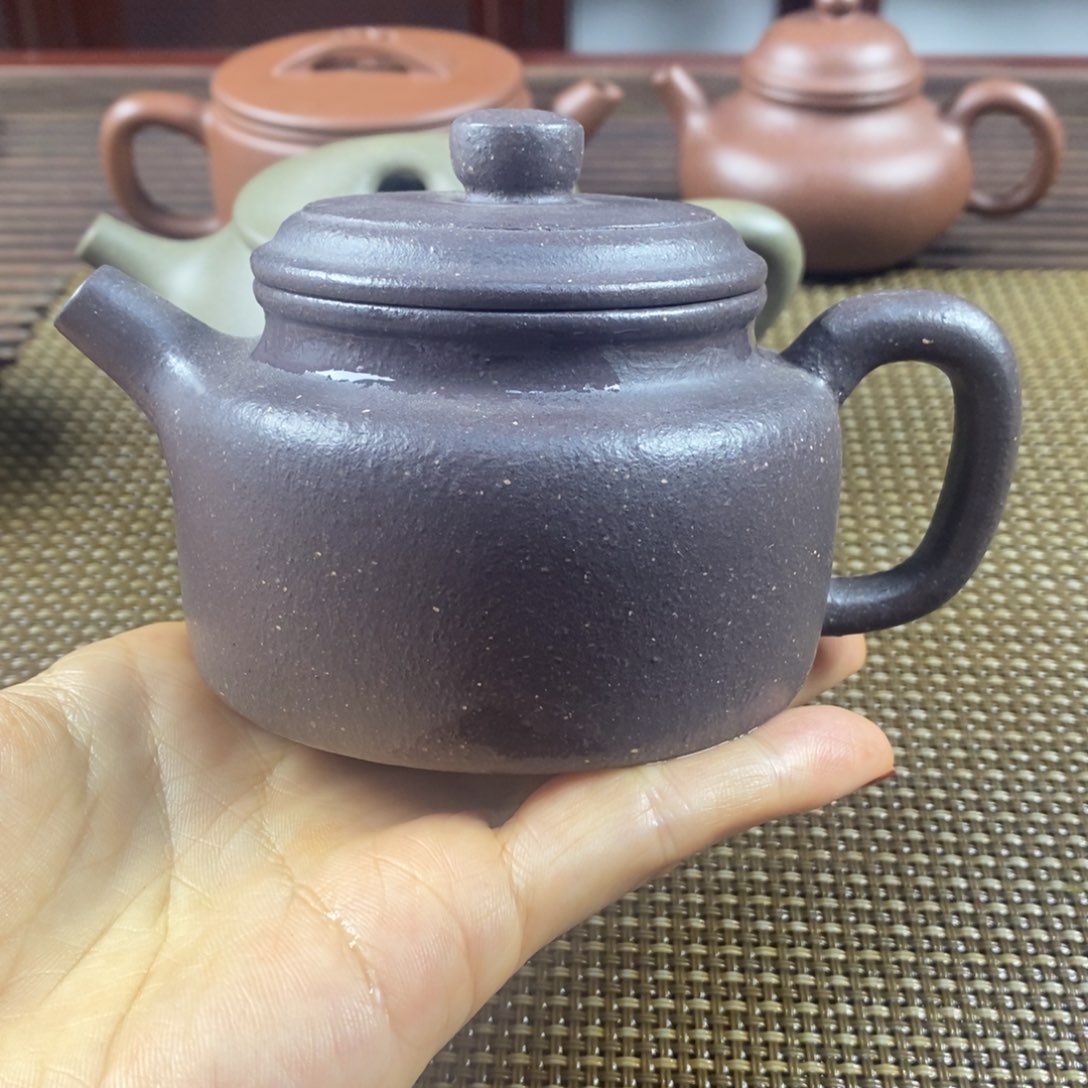 紫砂茶壶广****湿200cc紫砂壶天青