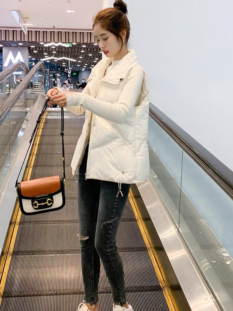 免烫厚款常规款马夹韩系加绒马甲秋冬冬季轻薄消费券用券好物