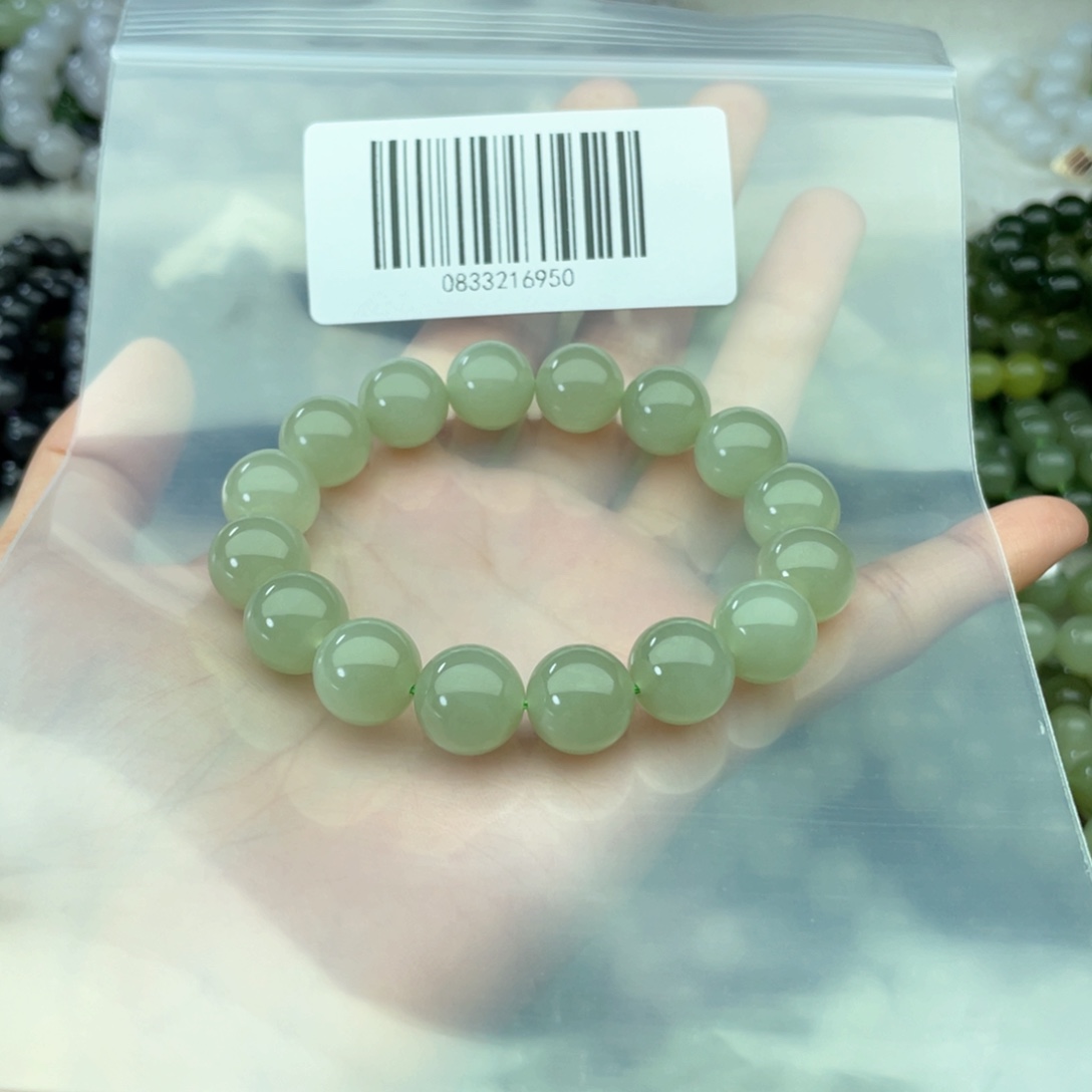 和田玉手链未镶嵌12