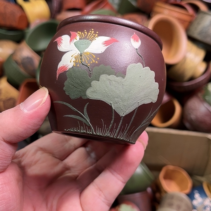 紫砂茶杯全手工紫砂主人杯