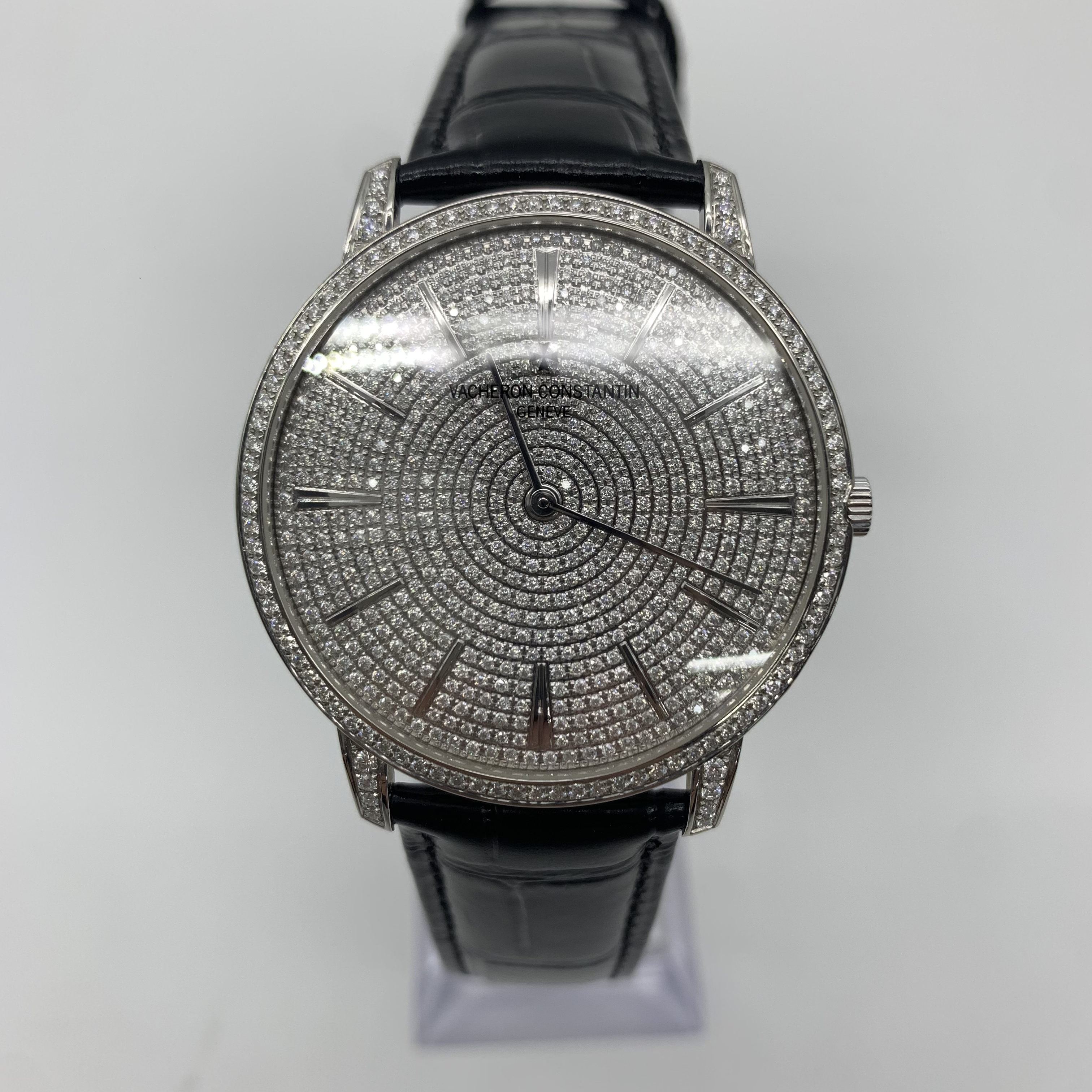 95新 Vacheron Constantin/江诗丹顿 传承手动机械后钻升级钻盘40